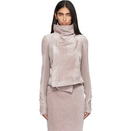 Rick Owens Rick Owens Pink Tower Classic Biker Jacket