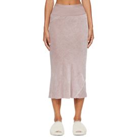 Rick Owens Rick Owens Pink Tower Knee Bias Midi Skirt