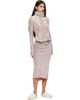 Rick Owens Rick Owens Pink Tower Knee Bias Midi Skirt - 4