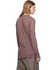 Rick Owens Rick Owens Purple Tower Basic LS T-shirt - 3