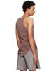 Rick Owens Rick Owens Purple Tower Basic Rib Tank Top - 3