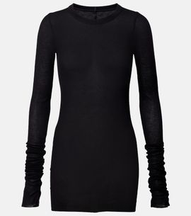 Rick Owens Rick Owens RIbbed-knit jersey top