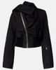 Rick Owens Rick Owens Scarf Flight leather jacket - 1
