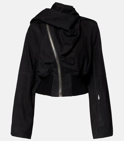 Rick Owens Rick Owens Scarf Flight leather jacket
