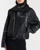 Rick Owens Rick Owens Scarf Light leather biker jacket - 3