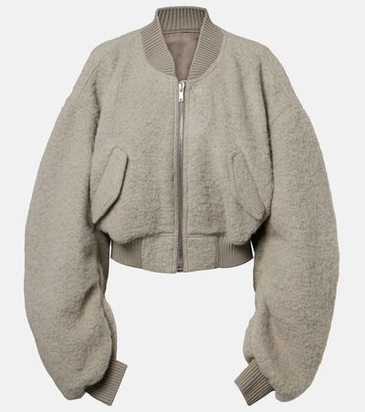 Rick Owens Rick Owens Secchia alpaca and wool-blend bomber jacket