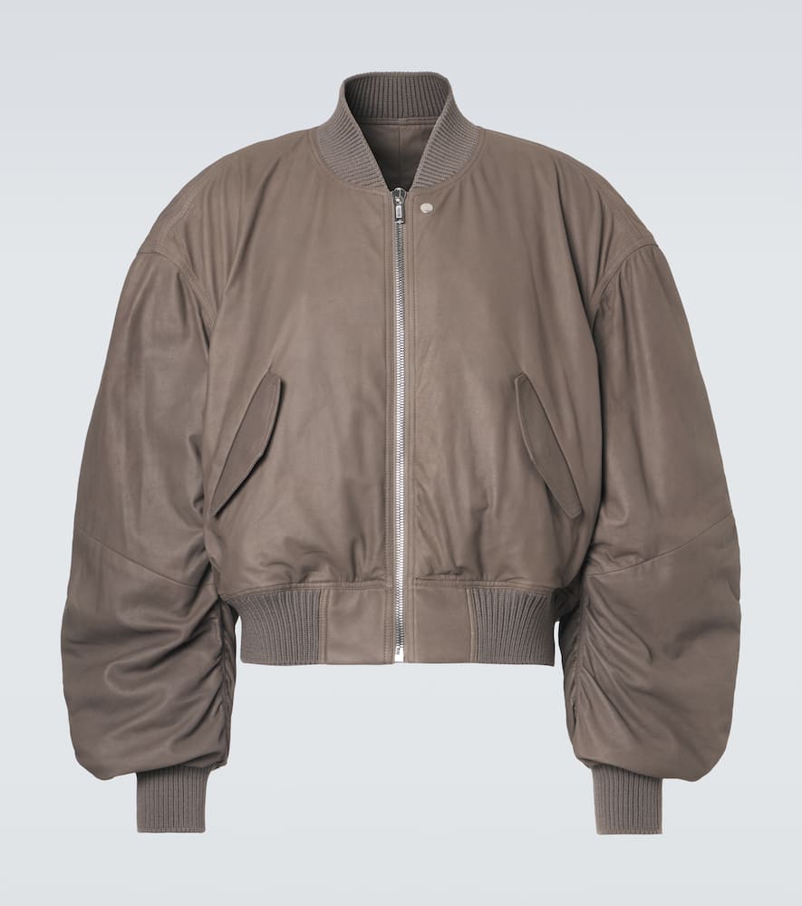 Rick Owens - Secchia Flight leather bomber jacket