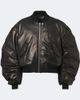 Rick Owens Rick Owens Secchia Flight leather down jacket - 1