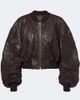 Rick Owens Rick Owens Secchia leather bomber jacket - 1