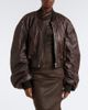 Rick Owens Rick Owens Secchia leather bomber jacket - 2