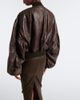 Rick Owens Rick Owens Secchia leather bomber jacket - 5