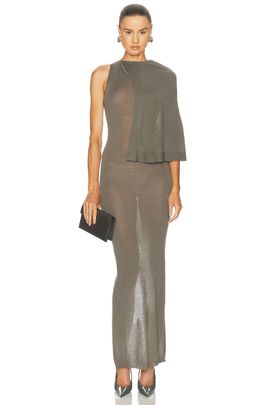 Rick Owens Rick Owens Sleeveless Scarf Gown