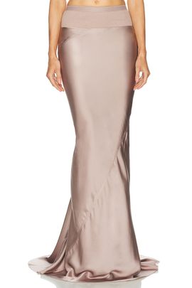 Rick Owens Rick Owens Slim Long Code Skirt