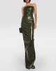 Rick Owens Rick Owens Strapless denim gown - 2