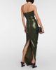 Rick Owens Rick Owens Strapless denim gown - 3
