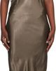 Rick Owens Rick Owens Taupe Temple Combo Slip Maxi Dress - 1