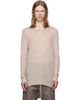 Rick Owens Rick Owens Taupe Tower Basic LS T-shirt - 1