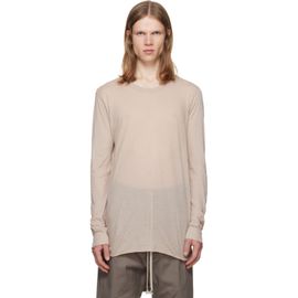 Rick Owens Rick Owens Taupe Tower Basic LS T-shirt