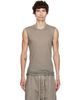 Rick Owens Rick Owens Taupe Tower Basic SL Tank Top - 1