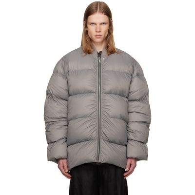 Rick Owens Rick Owens Taupe Tower Classic Flight Down Jacket
