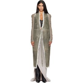 Rick Owens Rick Owens Taupe Tower Cyclops Shearling Vest