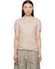 Rick Owens Rick Owens Taupe Tower Double S/S T-shirt - 1