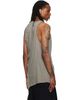 Rick Owens Rick Owens Taupe Tower Draped Pony Tank Top - 3