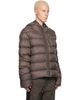 Rick Owens Rick Owens Taupe Tower Hooded Down Jacket - 2