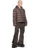Rick Owens Rick Owens Taupe Tower Hooded Down Jacket - 4