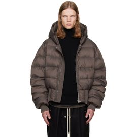 Rick Owens Rick Owens Taupe Tower Hooded Jacket
