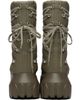 Rick Owens Rick Owens Taupe Tower Megalace Lunar Mega Tractor Boots - 2