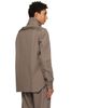 Rick Owens Rick Owens Taupe Tower Outershirt Jacket - 3