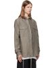 Rick Owens Rick Owens Taupe Tower Overshirt - 2