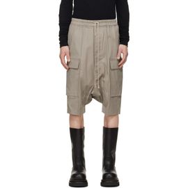 Rick Owens Rick Owens Taupe Tower Pods Cargo Shorts