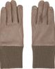 Rick Owens Rick Owens Taupe Tower Rib Cuff Gloves - 1