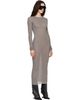 Rick Owens Rick Owens Taupe Tower Rib LS Midi Dress - 2