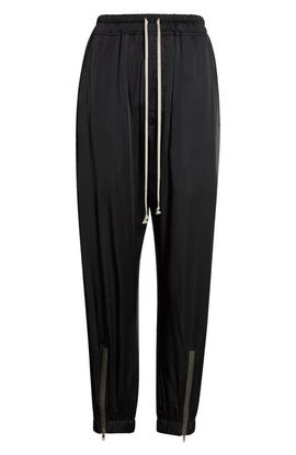 Rick Owens Rick Owens Tecuatl Satin Track Pants