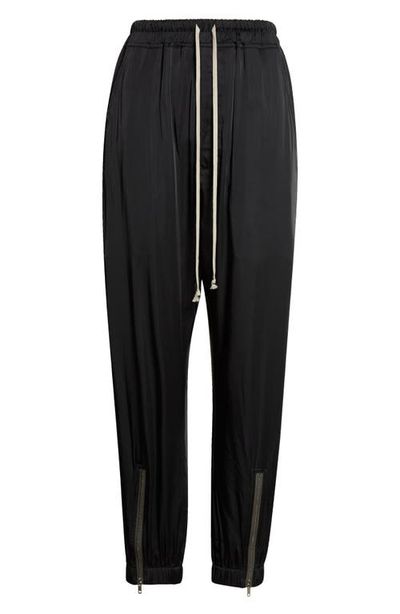 Rick Owens Rick Owens Tecuatl Satin Track Pants