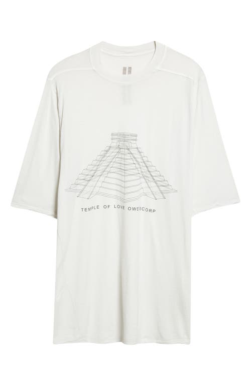 Rick Owens Rick Owens Temple Jumbo Graphic Cotton T-Shirt