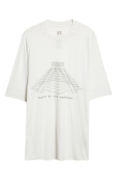 Rick Owens Rick Owens Temple Jumbo Graphic Cotton T-Shirt