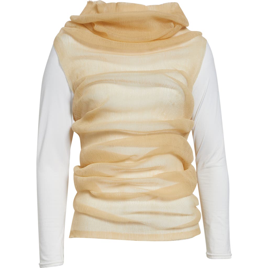 Rick Owens Rick Owens Transparent Ribbed Tube Top