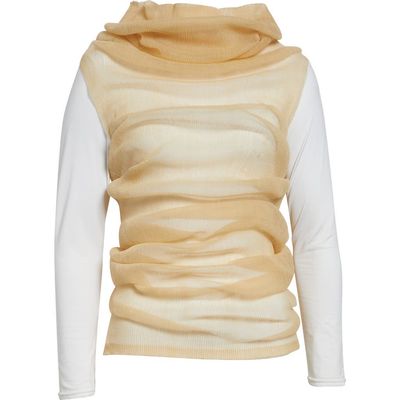 Rick Owens Rick Owens Transparent Ribbed Tube Top