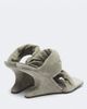 Rick Owens Rick Owens Twisted Cantilever suede wedge mules - 3