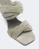 Rick Owens Rick Owens Twisted Cantilever suede wedge mules - 6