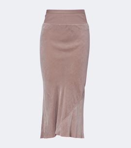 Rick Owens Rick Owens Velvet midi skirt