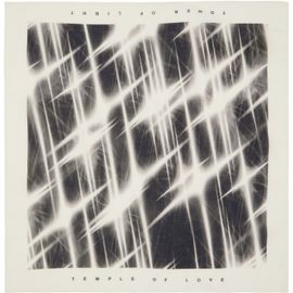 Rick Owens Rick Owens White & Black Tower Printed Bandana Scarf