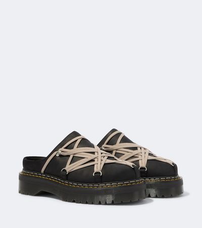 Rick Owens Rick Owens x Dr. Martens Quad leather mules