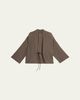 Rick Owens Sail Oversized Wool Flannel Jacket - 1