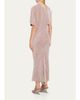 Rick Owens Seb Draped Velvet Asymmetric Short-Sleeve Midi Dress - 3