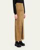 Rick Owens Sliced Suede Maxi Skirt - 4